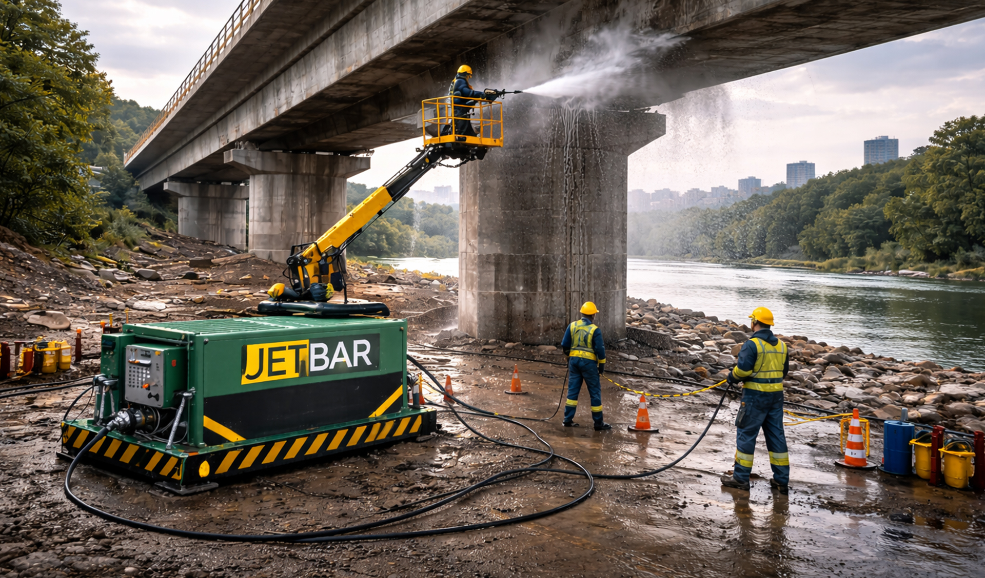 inşaat ve altyapı yıkama
